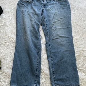 Jessica Simpson Light Blue Flare Jeans 18w slim slouch